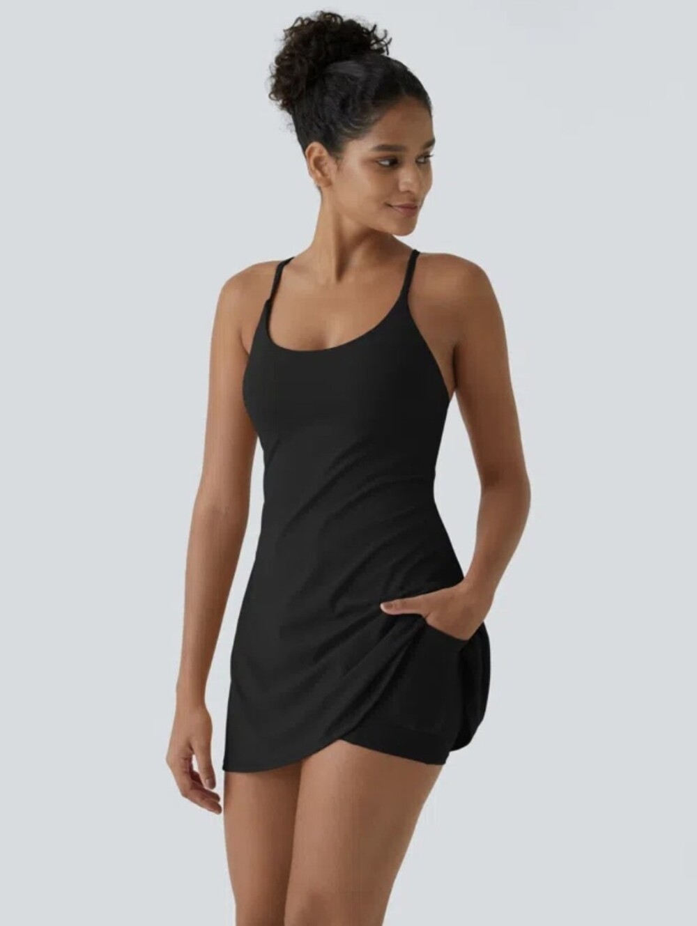 Halara Softlyzero Plush Backless‎ Active Dress-Easy Peezy Edition NWT XL